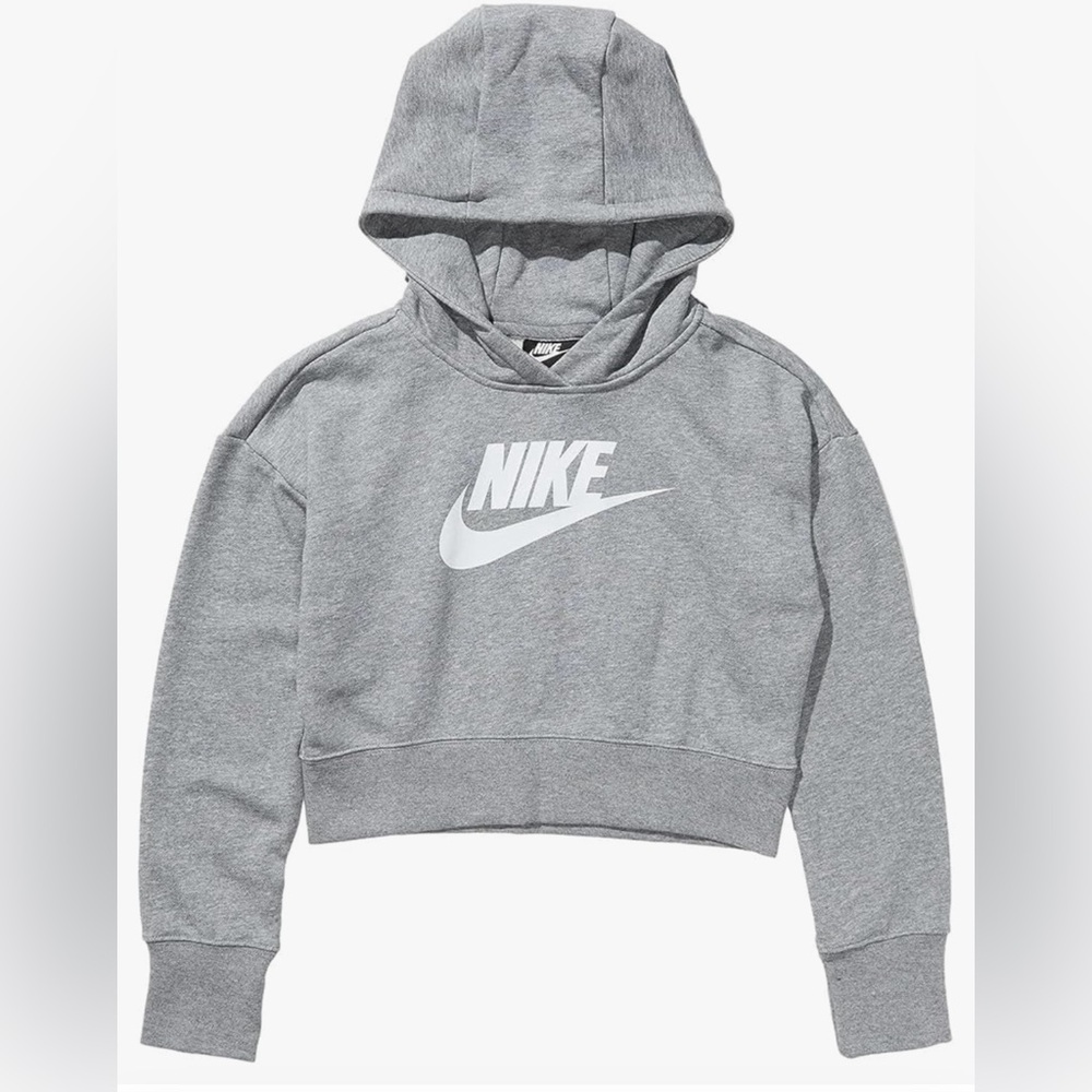 Girls Nike French Terry Cropped Hoodie Size XL